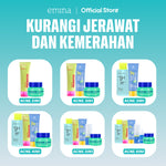 [ACNE CARE SET] Emina Bundle All in 6in1  Face Wash Acne Care + Toner + Serum + Calming Soothing Moisturizer Gel + Sunscreen Acne Fighter + Low pH Micellar Water Oil & Acne