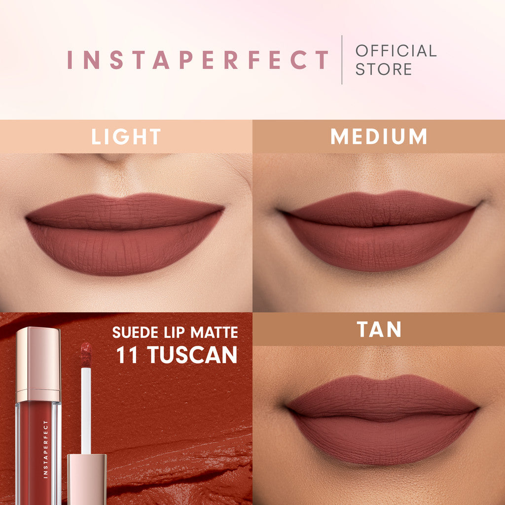 Instaperfect Suede Lip Matte (MLBB Nude Lip Cream, Cover Blurry, Transfer Resistant)
