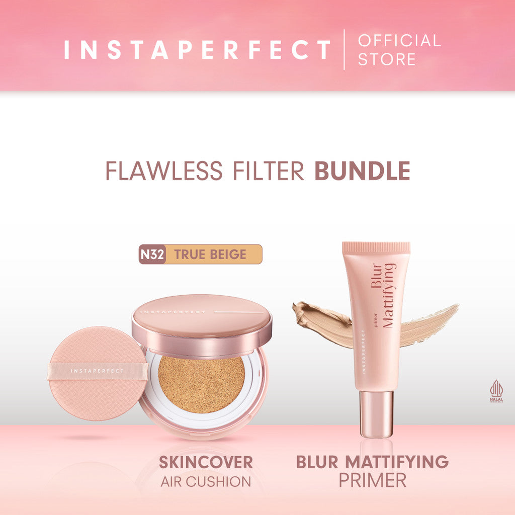 Instaperfect Flawless Filter Bundle (Skincover Air Cushion & Blur Mattifying Primer)