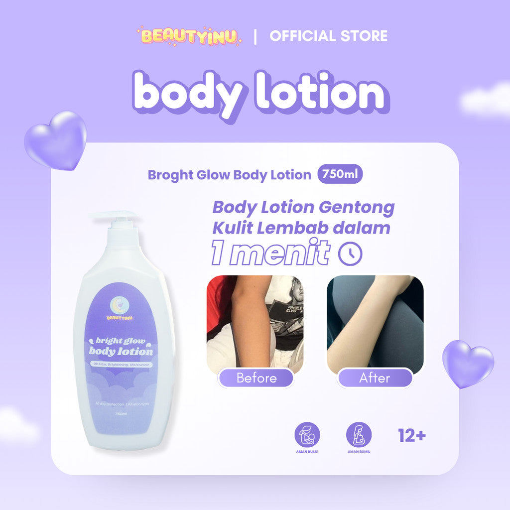 Beautyinu Bright Glow Body Lotion Jumbo with UV Filter 750ml