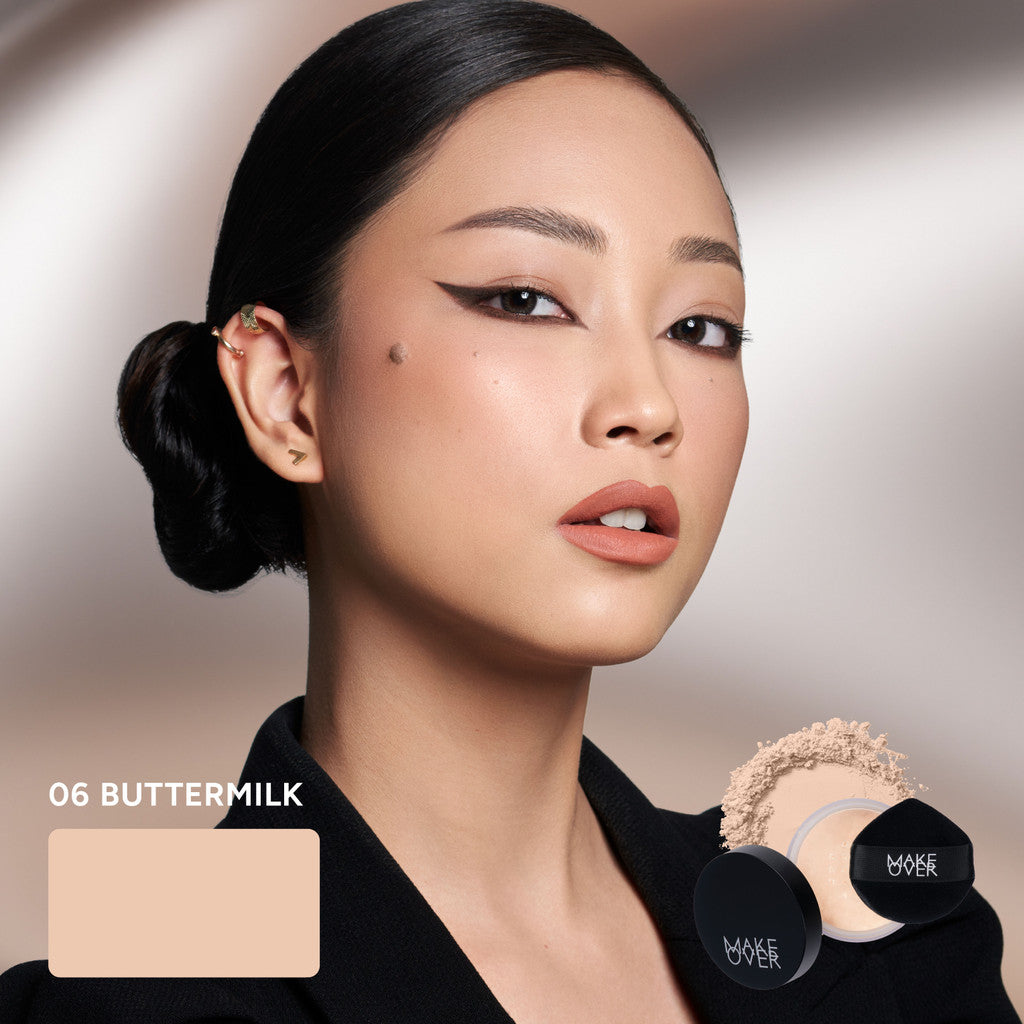 [SPECIAL 11.11] MAKE OVER Silky Smooth Translucent Powder - Bedak Tabur Loose Powder Lembut Ringan Oil Control Menghaluskan Makeup Natural Non-Comedogenic BEST SELLER Somethin Time Less w Maybe Euphoria