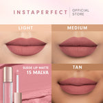 Instaperfect Suede Lip Matte (MLBB Nude Lip Cream, Cover Blurry, Transfer Resistant)