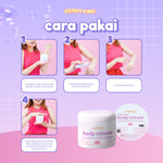Beautyinu Brightening Body Cream Grape Scent Bleaching Badan BPOM