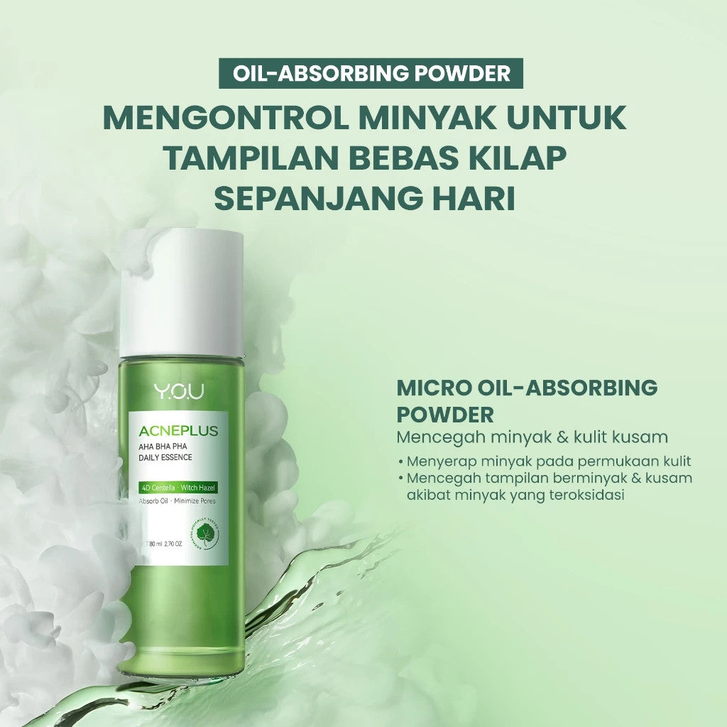 Y.O.U AcnePlus Series | Spot Care | Skin Cream | Gentle Cleansing | Fine Pore Serum | AHA BHA PHA Daily Essence | Moisturizer Gel | New Soothing Toner | Acne Patch