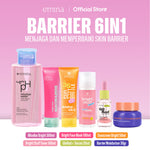 Emina Barrier Set Bundle All in 7 PCS PAKET SKINCARE HYALUBRIGHT MICELLAR WATER- BRIGHT STUFF FACE WASH- BRIGHT STUFF FACE TONER-GLORAD SERUM-BARRIER GEL-BRIGHT STUFF EXFOILATING TONER-SUN BATTLE BRIGHT GLOW