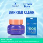 [SPECIAL 11.11] Emina Water Barrier Balancing Gel Moisturizer 30g | 48H Menjaga Kelembaban, Memperkuat Skin Barrier, Meningkatkan Elastisitas Kulit, untuk Kulit Kering Dehidrasi, Pelembab Seringan Air