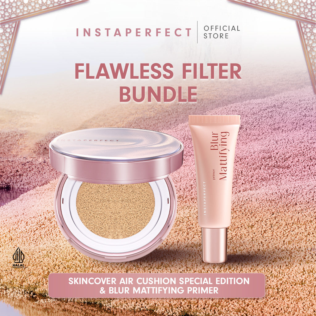 Instaperfect Flawless Filter Bundle (Skincover Air Cushion & Blur Mattifying Primer)