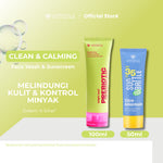 [SPECIAL 11.11] NEW! Emina Prebiotic Tranexamic Acid Brightening Face Wash for Acne Prone Skin 50ml 100ml - Sabun Muka kulit berjerawat dan sensitif, Perbaiki Skin Barrier, Mengontrol Minyak, Lembab Tanpa Ketarik, Cocok untuk semua jenis kulit