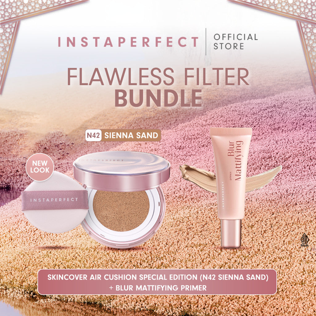 Instaperfect Flawless Filter Bundle (Skincover Air Cushion & Blur Mattifying Primer)