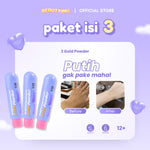 Beautyinu Kefir Collagen Soap Bar & Brightening Booster Gold Powder Paket Isi 3