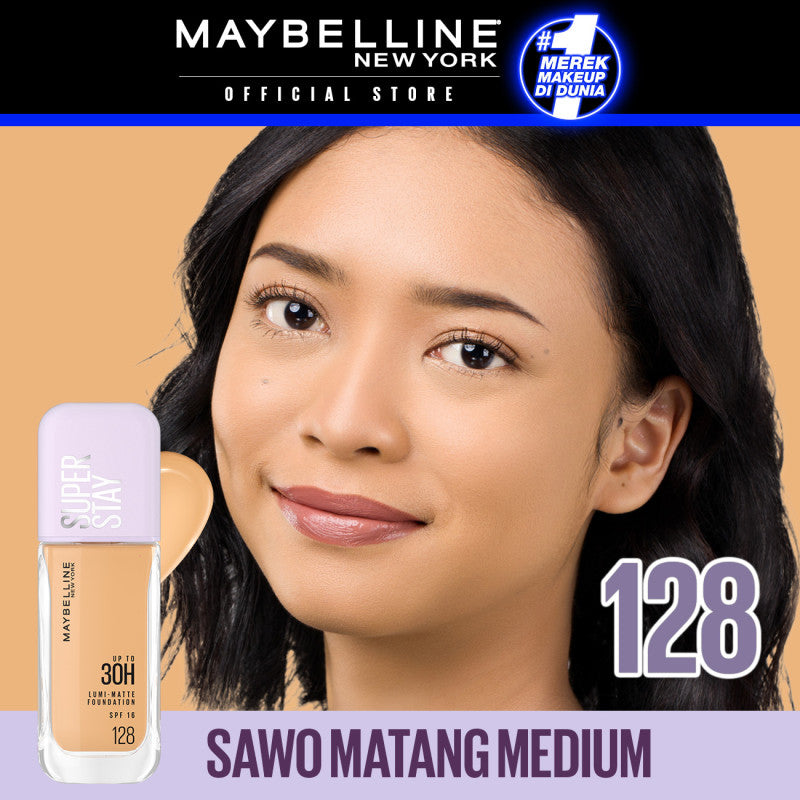 Maybelline Superstay Lumi Matte Liquid Foundation 35 mL – Buildable coverage transferproof ringan makeup tahan lama