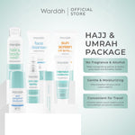 WARDAH Umrah & Hajj Package - Paket Haji dan Umroh - Hair and Body Wash, Face Cleanser, Sunscreen SPF 50 PA+++ , Anti Perspirant Deodorant, Moisturizer, Lip Treatment Balm, ZamZam Water Spray - Skincare