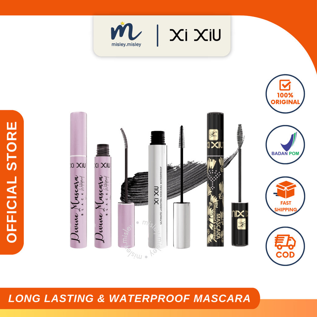 MISLEY - XI XIU Mascara DIVINE / LOVELY / BLACK / LASH XTRA ULTIMATE Mascara Waterproof & Volumizing - Maskara