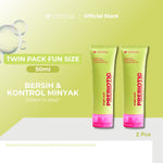 [SPECIAL 11.11] NEW! Emina Prebiotic Tranexamic Acid Brightening Face Wash for Acne Prone Skin 50ml 100ml - Sabun Muka kulit berjerawat dan sensitif, Perbaiki Skin Barrier, Mengontrol Minyak, Lembab Tanpa Ketarik, Cocok untuk semua jenis kulit