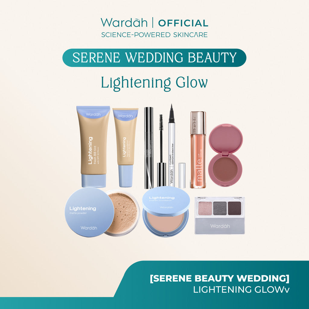 [PAKET SESERAHAN] Wardah Serene Wedding Beauty Skincare - Paket All Regime Acne, Crystal Secret, Renew You, Hydra Rose Untuk Kulit Berjerawat, Kusam, Anti-Aging, dan Kering FREE Hydrabalm