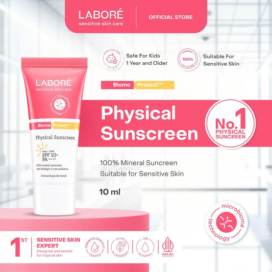 [Gift Not For Sale] LABORÉ Sensitive Skin Care BiomeProtect Physical Sunscreen SPF 50+ PA++++ 10 ml
