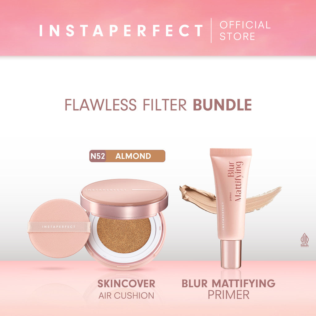 Instaperfect Flawless Filter Bundle (Skincover Air Cushion & Blur Mattifying Primer)