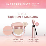 Bundle Instaperfect Skincover Air Cushion + Noir Lash Mascara (Mascara Bulu Mata Smudgeproof)- Bundle Make Up Tahan Lama Badai on Point