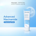 WARDAH Lightening Niacinamide Cleansing Milk 100 ml - Milk Cleanser dengan Advanced Niacinamide - Pembersih Wajah yang Mencerahkan - Untuk Semua Jenis Kulit