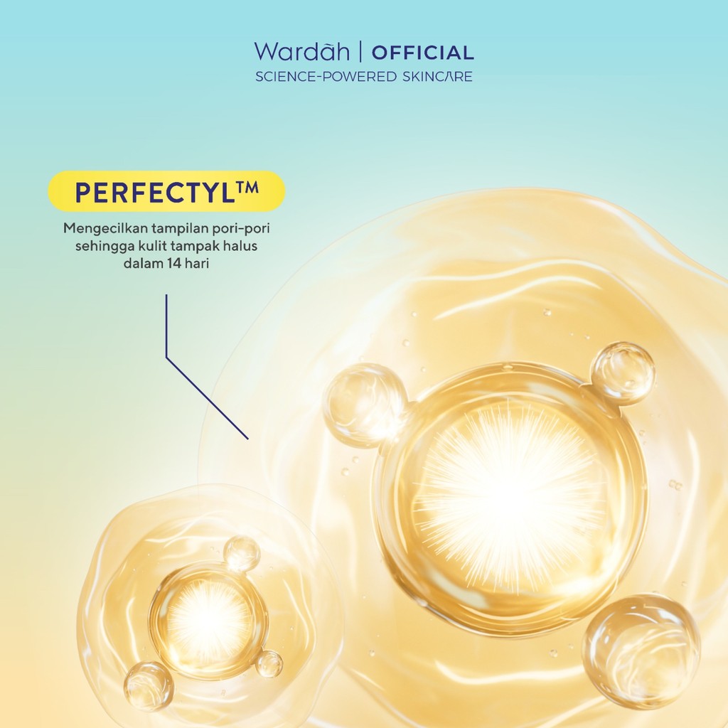 WARDAH Perfect Bright Perfectyl + Vitamin C Pore Perfecting C-Glow Serum - Micro Peeling Serum-Mencerahkan dan Menghaluskan kulit serta Mengecilkan Pori-Pori, Wajah Kusam, Berminyak, Berjerawat - Skincare