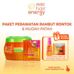 (SPECIAL FREE GIFT) - Bundle Hair & Scalp Creambath Aloe Melon 500 mL & Creambath Ginseng 30 mL