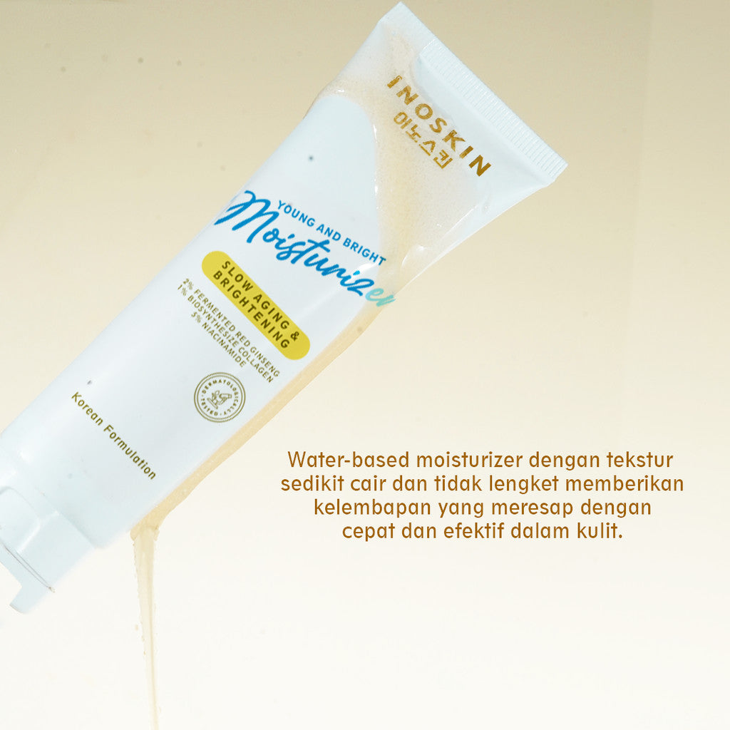 Inoskin Young & Bright Moisturizer 50 mL | Collagen Skincare | Biosynthesize Collagen Moisturizer