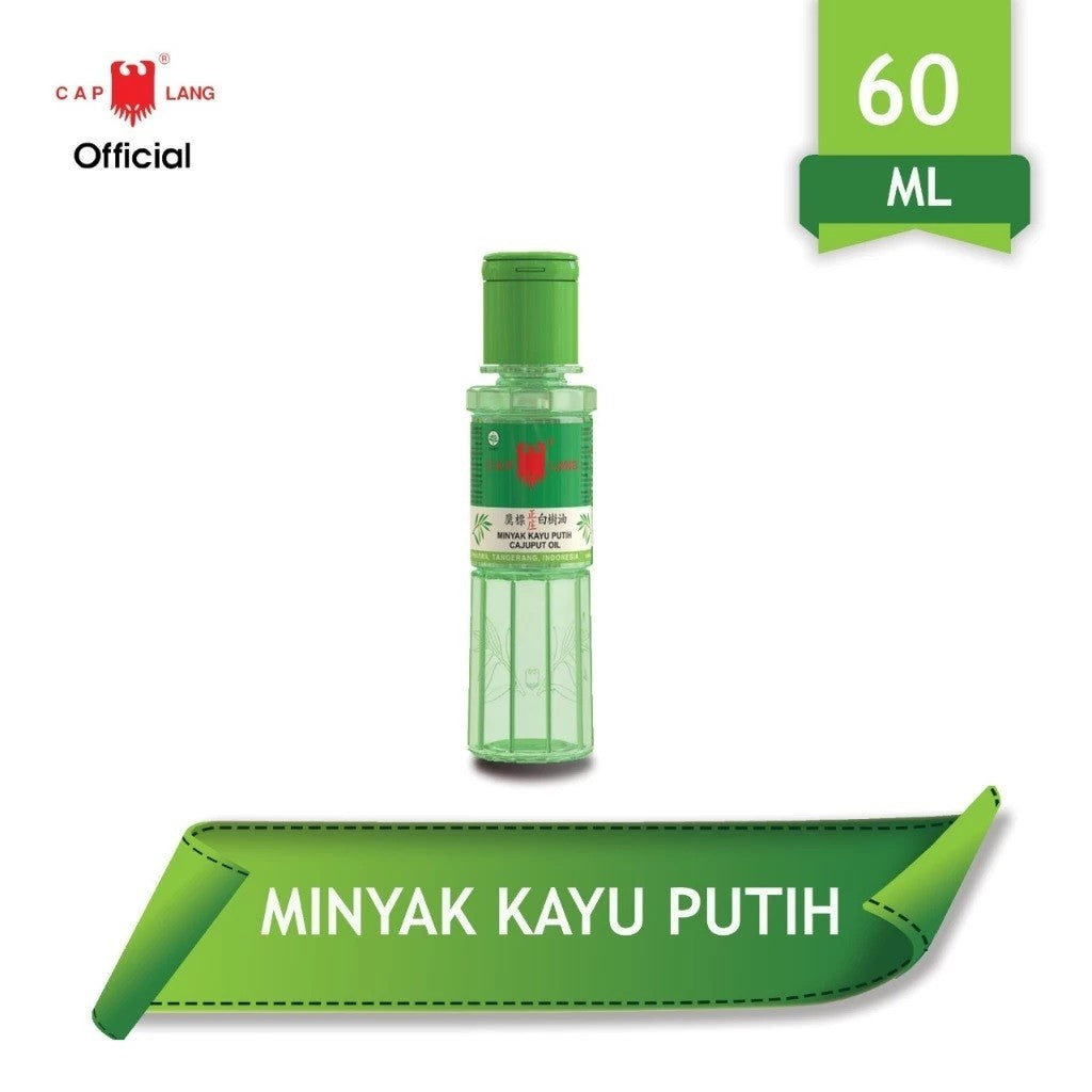 CAP LANG Minyak Kayu Putih Alami Caplang - Cajuput Oil Ukuran Sedang 15 / 30 / 60 ml Murah