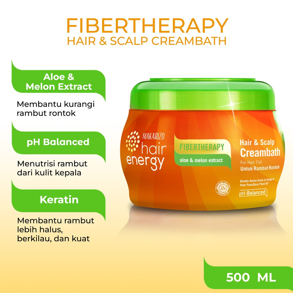(SPECIAL FREE GIFT) - Bundle Hair & Scalp Creambath Aloe Melon 500 mL & Creambath Ginseng 30 mL