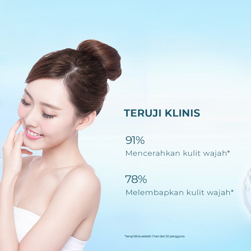 WARDAH Lightening SuperSerum Mask 20 ml - Masker Wajah dengan 4X Niacinamide ADV - Mencerahkan dan Memberikan Relaksasi Pada Kulit Wajah Dengan 10X Concentrated Brightening Serum - Skincare