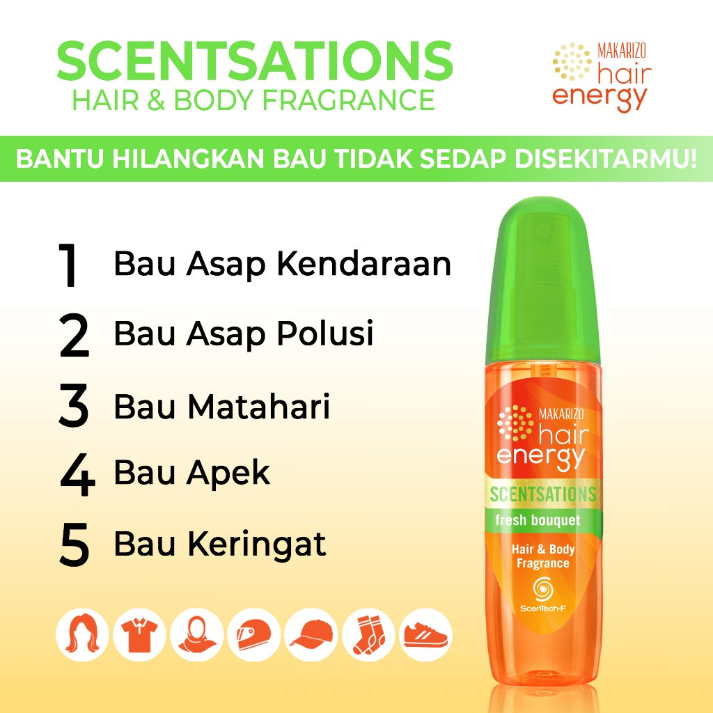 (SPECIAL FREE GIFT)- Bundle Conditioning Shampoo Aloe Melon 170mL & Scentsations Fresh Bouquet 100mL