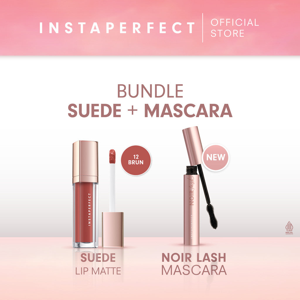 Bundle Instaperfect Suede Lip Matte + Noir Lash Mascara For All Skin
