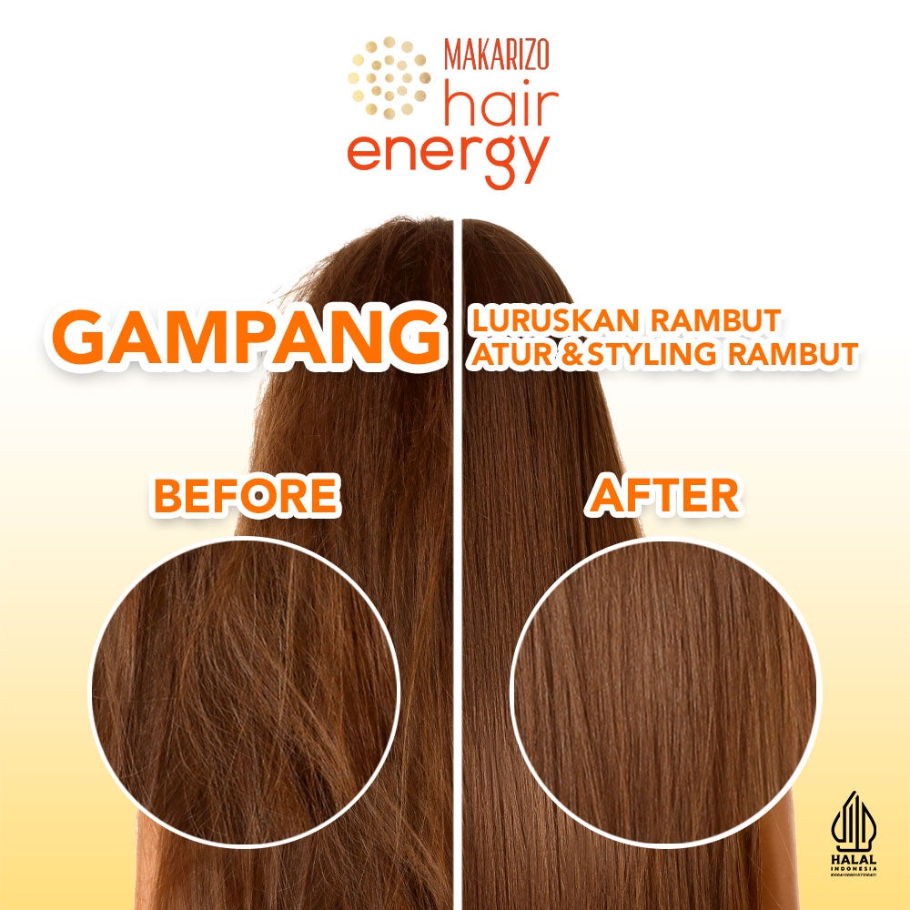 Makarizo Paket Easy Straight Strong 120 ml & Creambath Kiwi 30 ml