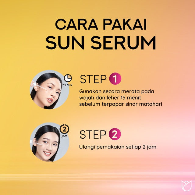 POND'S UV PROTECT SUN SERUM BOTTLE SPF50+ PA++++ UVA UVB LIGHTWEIGHT SUNSCREEN WITH NIACINAMID-C 30G Twinpack