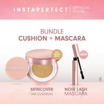 Bundle Instaperfect Skincover Air Cushion + Noir Lash Mascara (Mascara Bulu Mata Smudgeproof)- Bundle Make Up Tahan Lama Badai on Point