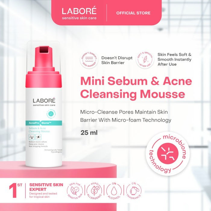 Labore Sensitive Skin Care AcnePro Biome Sebum & Acne Cleansing Mousse