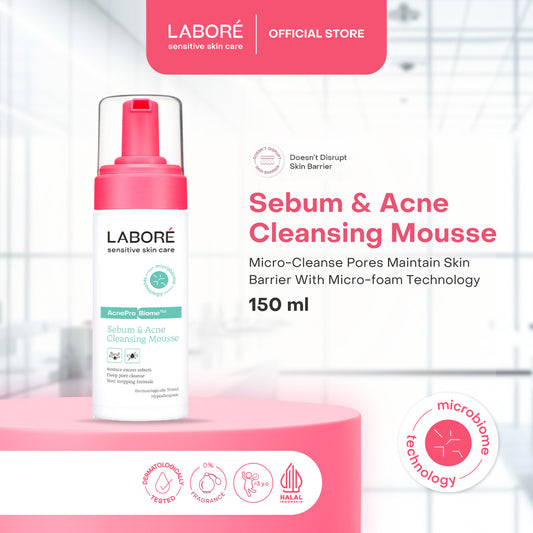 Labore Sensitive Skin Care AcnePro Biome Sebum & Acne Cleansing Mousse