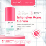 [Best Sunscreen by US Dermatologist] Labore AcnePro Complete Set Bundle (Cleansing Mousse 150ml Gentle Toner 100ml Intensive Acne Serum 20ml Acne Spot Gel 15ml)-Paket Perawatan untuk Kulit Berjerawat