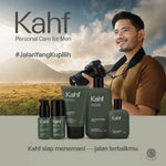 Triple Pack Kahf Face Wash Skin Energizing and Brightening 100 ml - 3 pcs Sabun Cuci Muka Pria untuk Membantu Mencerahkan Wajah - Suitable for Daily Use