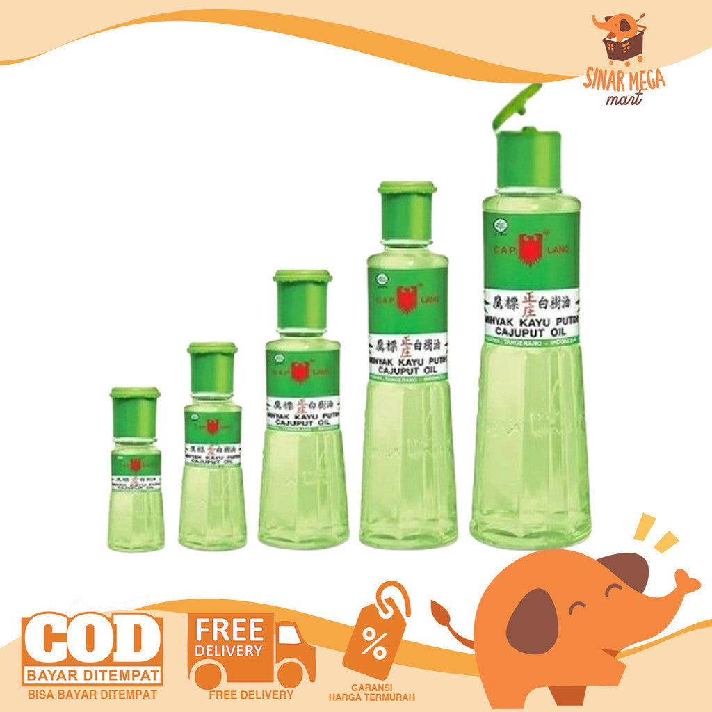 CAP LANG Minyak Kayu Putih Alami Caplang - Cajuput Oil Ukuran Sedang 15 / 30 / 60 ml Murah
