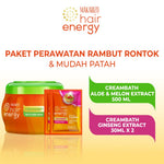 Bundle Hair & Scalp Creambath Aloe Melon 500 mL & Creambath Ginseng 30 mL