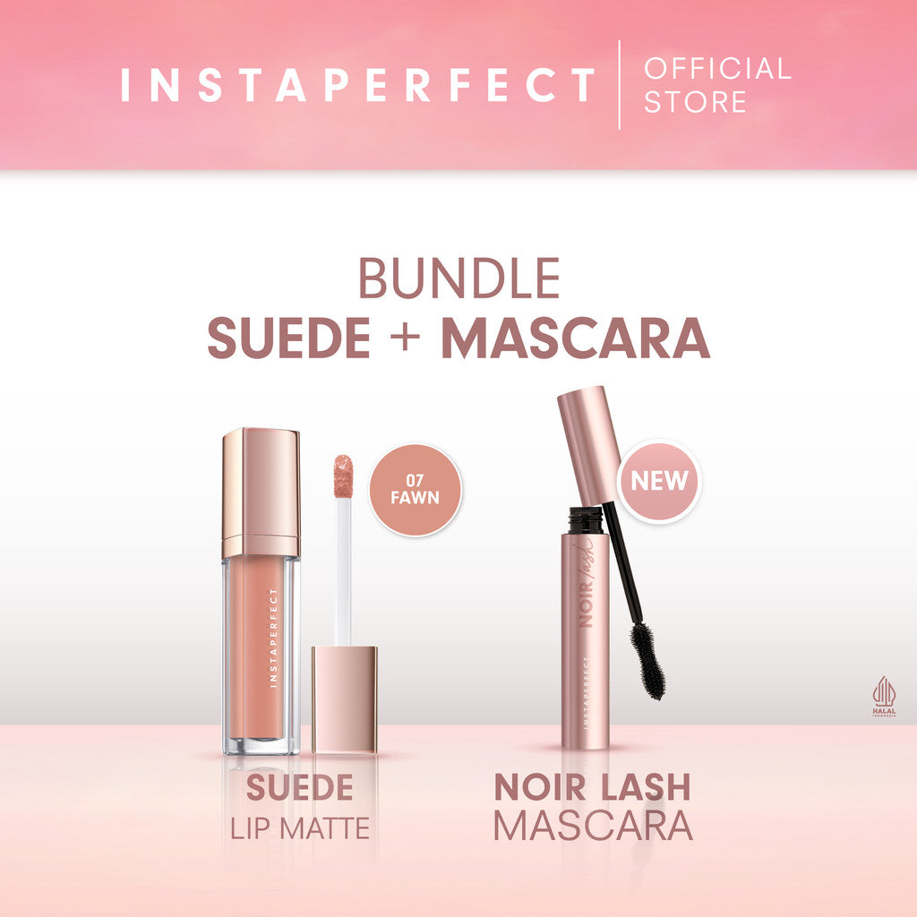 Bundle Instaperfect Suede Lip Matte + Noir Lash Mascara For All Skin