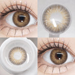 Eyeshare Softlens Minus(0.00~-10.00) 14.0mm Gray Brown Minus OMG Softlen Gray