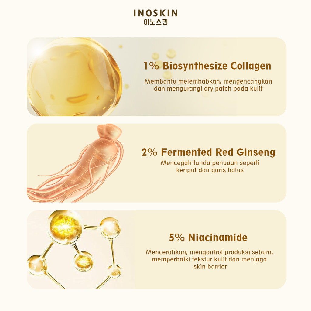 Inoskin Young & Bright Moisturizer 50 mL | Collagen Skincare | Biosynthesize Collagen Moisturizer