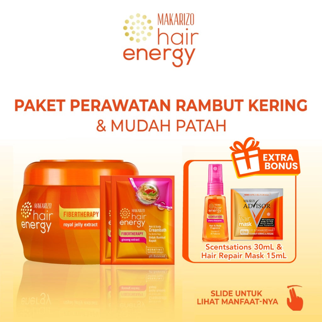 (SPECIAL FREE GIFT) - Bundle Hair & Scalp Creambath Royal Jelly 500 mL & Creambath Ginseng 30 mL