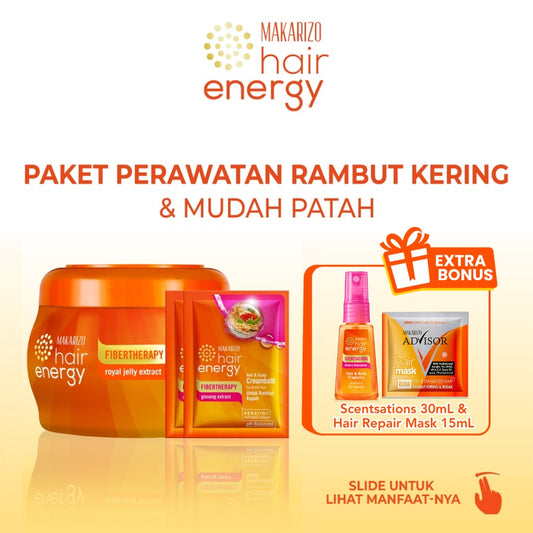 (SPECIAL FREE GIFT) - Bundle Hair & Scalp Creambath Royal Jelly 500 mL & Creambath Ginseng 30 mL