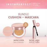 Bundle Instaperfect Skincover Air Cushion + Noir Lash Mascara (Mascara Bulu Mata Smudgeproof)- Bundle Make Up Tahan Lama Badai on Point
