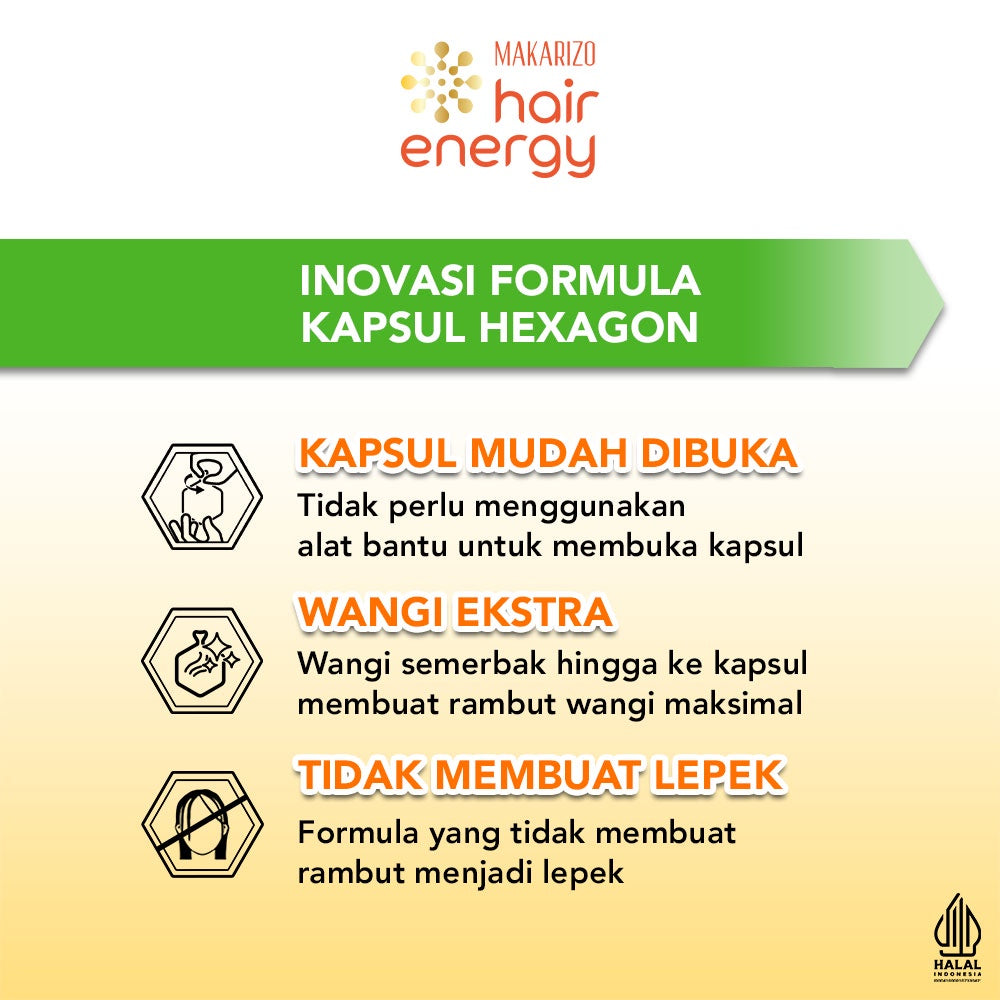 Makarizo Hair Energy VITAGLITZ Hair Keratin Serum ALOE MELON 6 x 1 mL