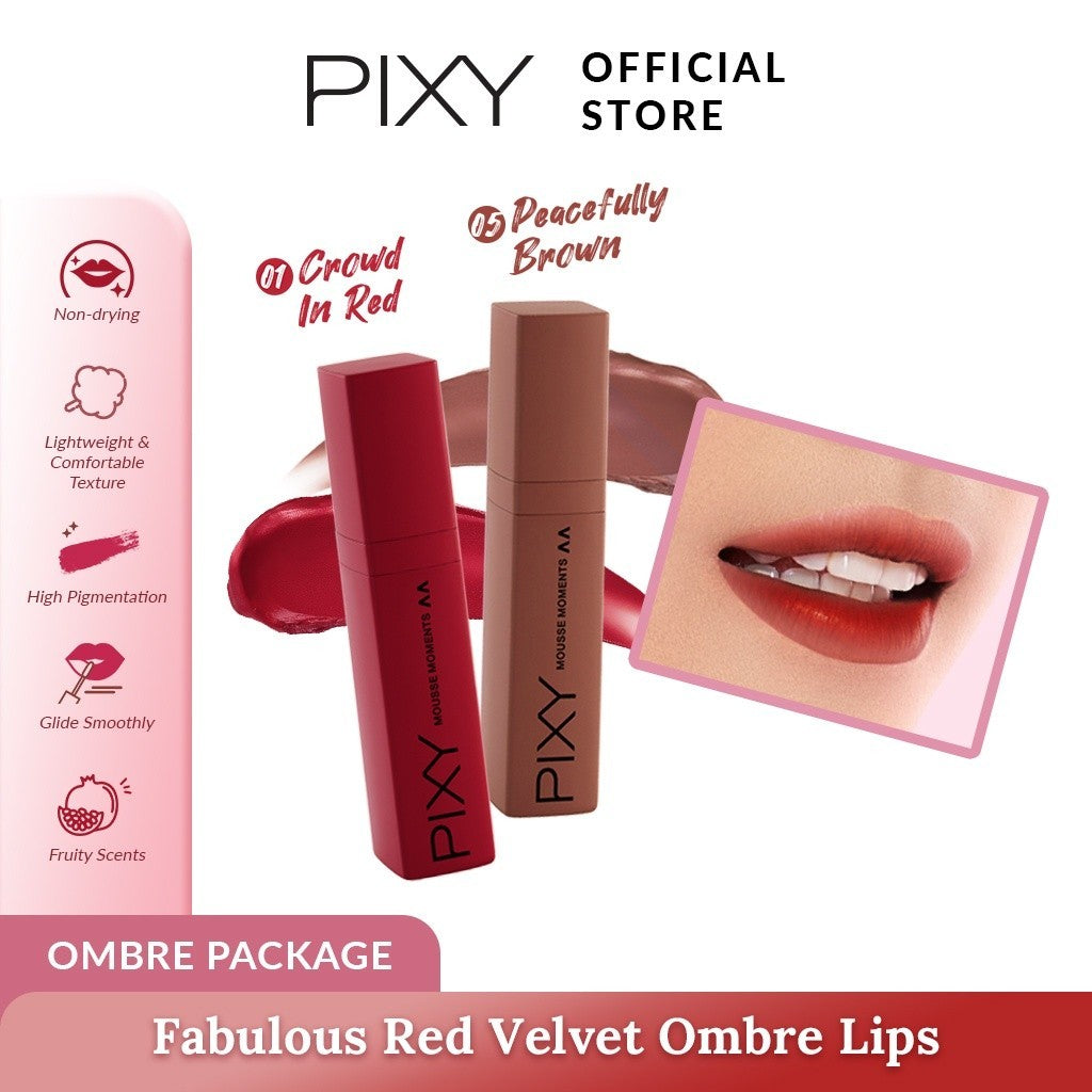 Fabulous Red Velvet Ombre Lips
