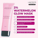 [Twin Pack] Lacoco Watermelon Glow Mask Sleeping Mask Moisturizer Cream Melembapkan Hydrating La Rose Vifa Dor Harley Skint Bynare