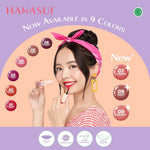 Hanasui Mattedorable Lip Cream Hanasui lipstik 16 Warna